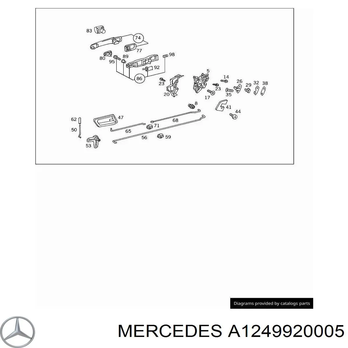  Mercedes A1249920005 preço, a partir de 3,51 USD