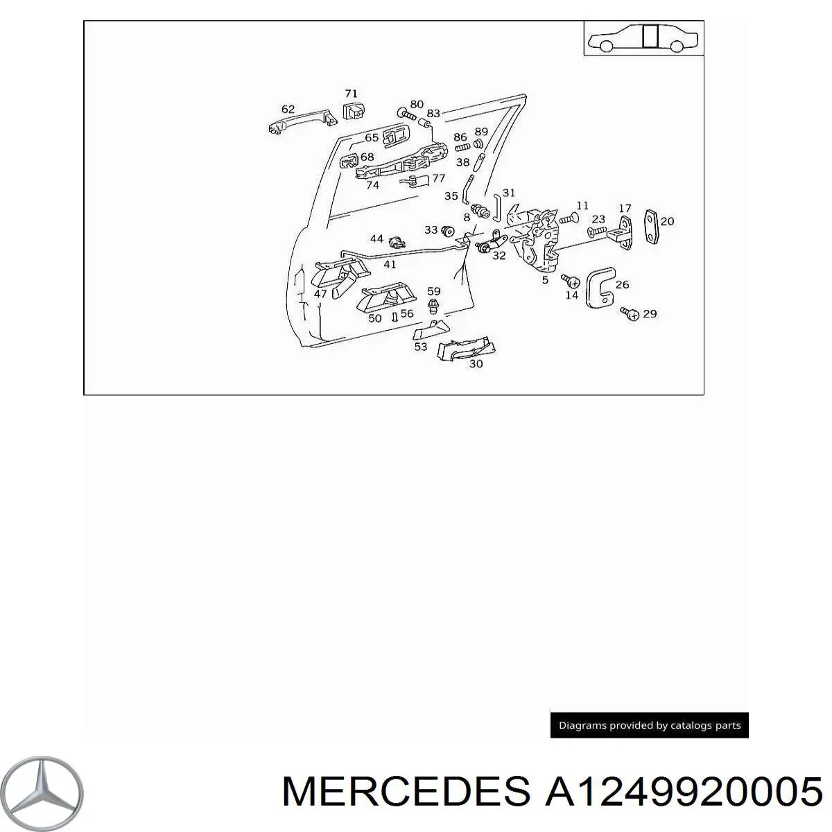 Compre A1249920005 Mercedes 