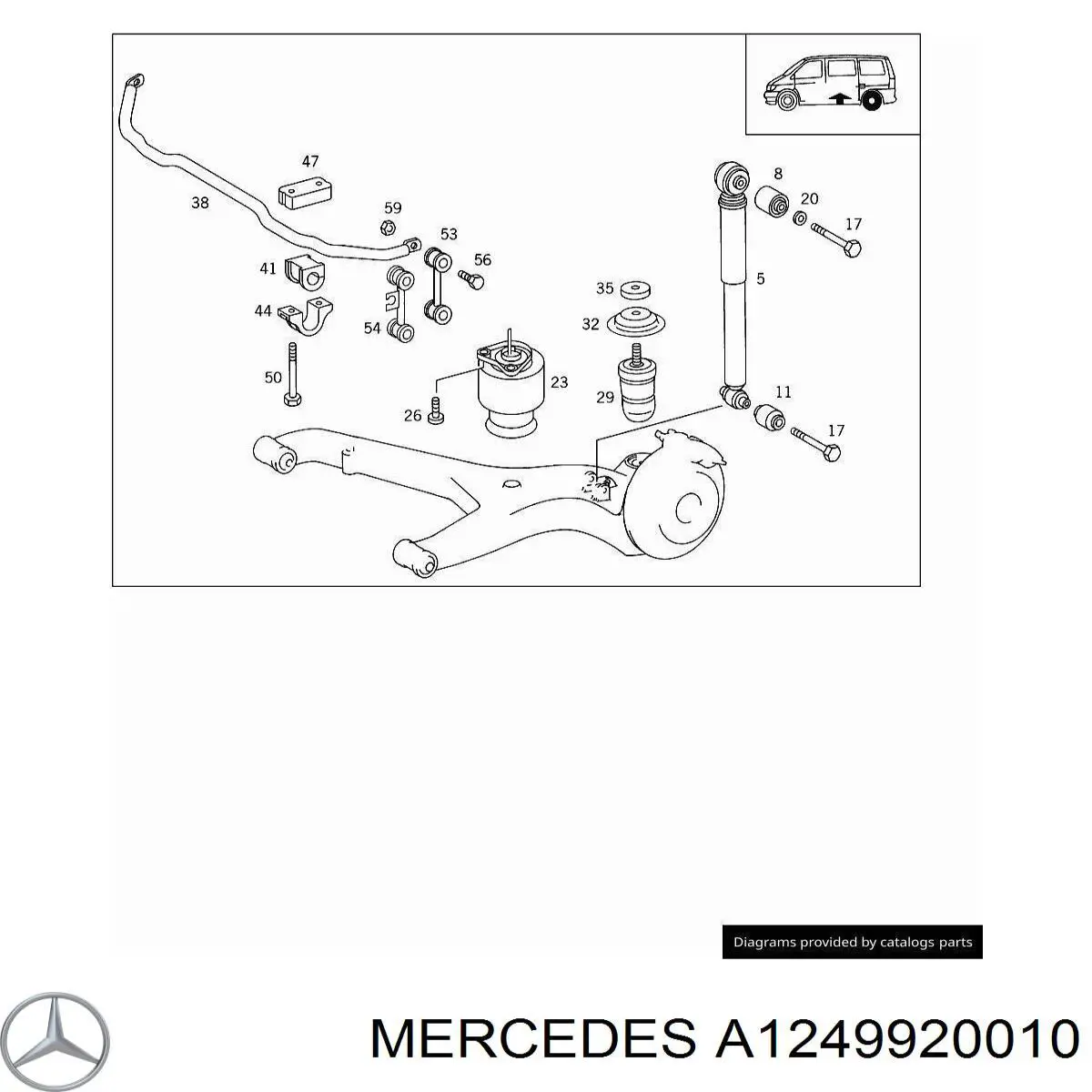 A1249920010 Mercedes 
