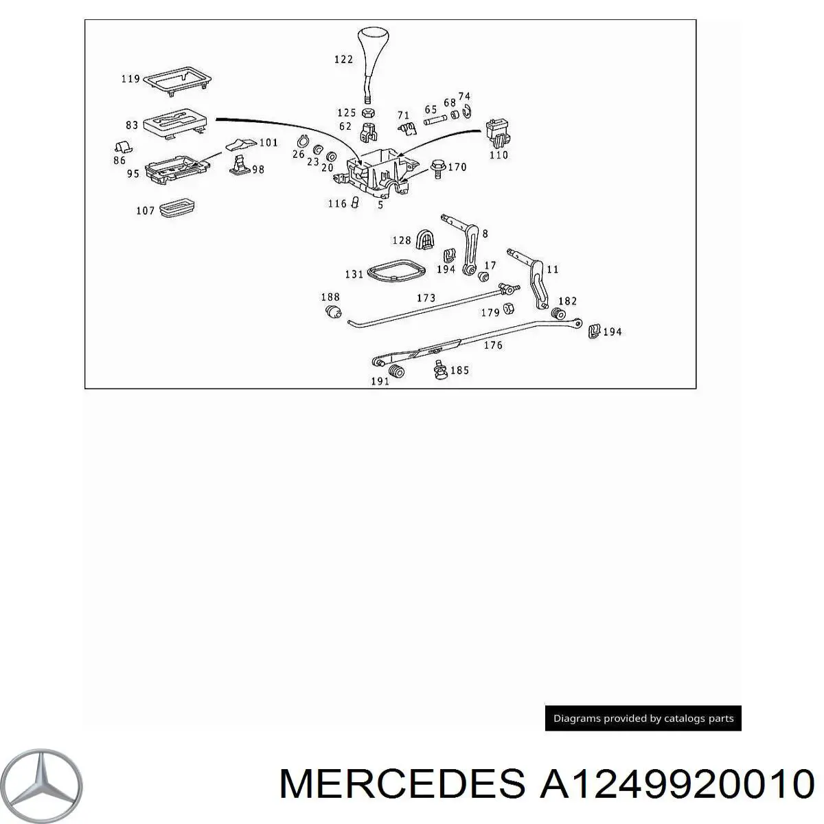  Mercedes A1249920010 preço, a partir de  