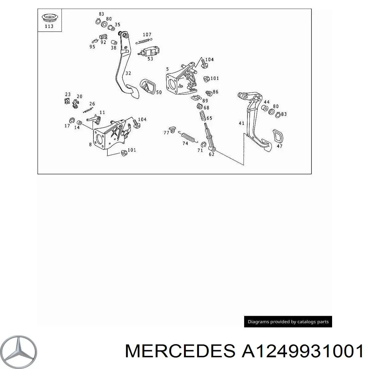 A1249931001 Mercedes 