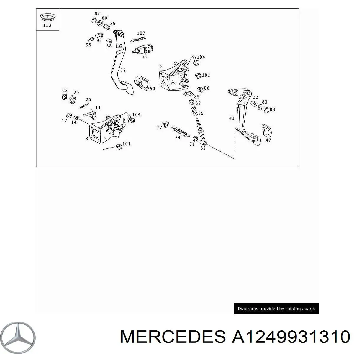  Mercedes A1249931310 preço, a partir de 6,78 USD