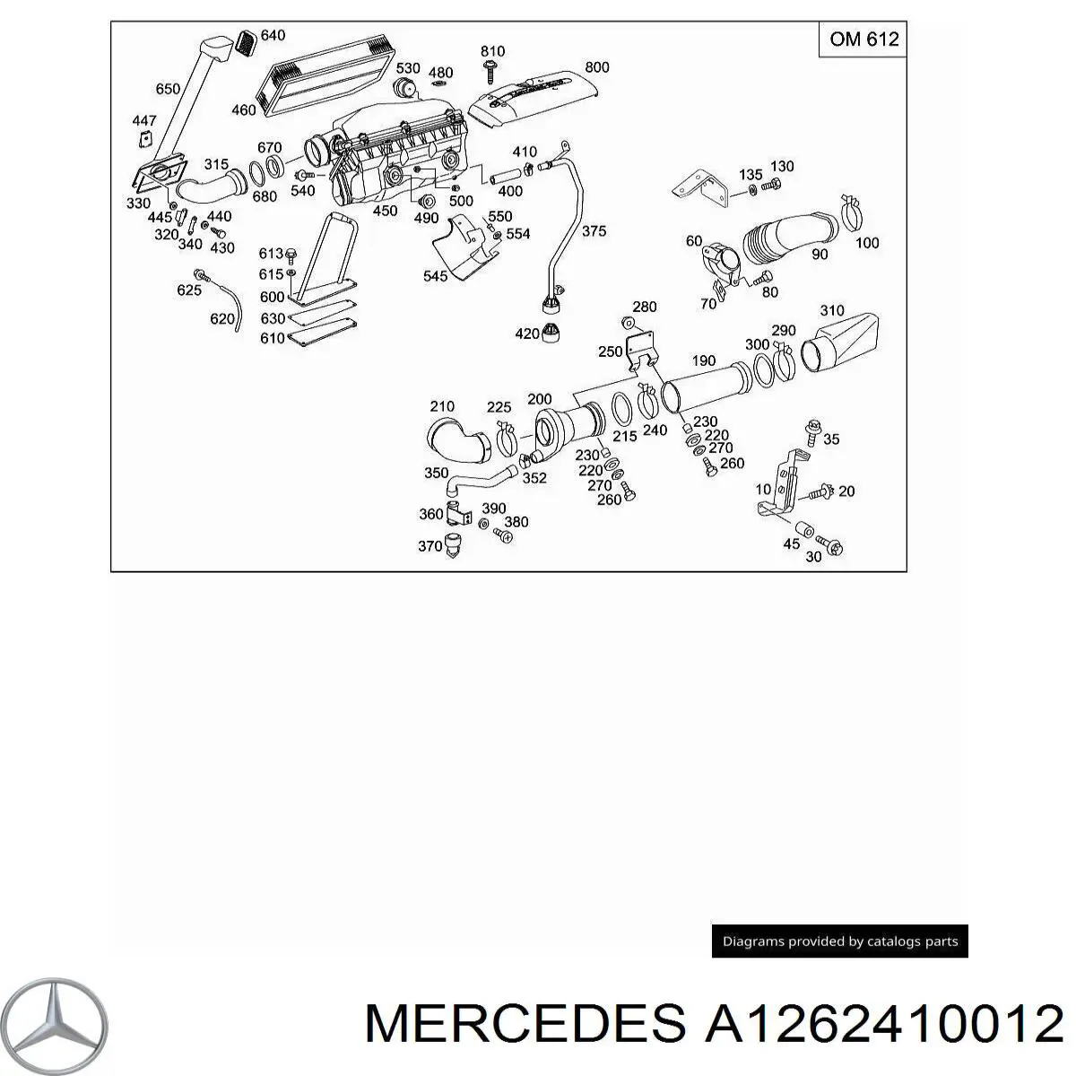  Mercedes A1262410012 preço, a partir de 17,51 USD