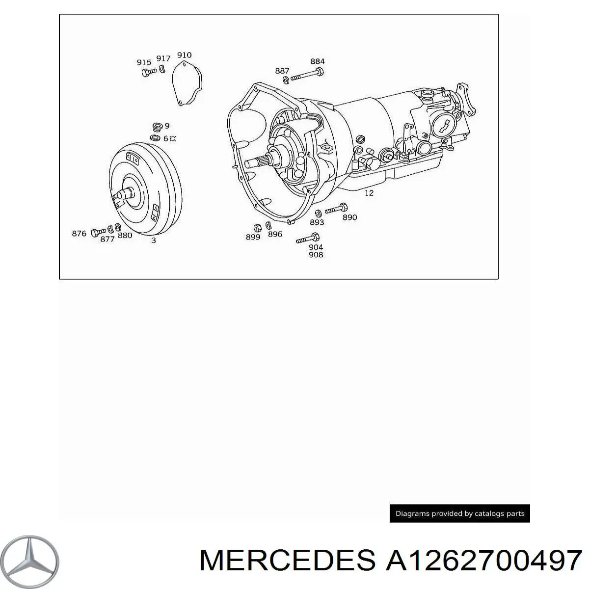 Bomba de óleo da Caixa Automática de Mudança Mercedes A1262700497 preço, a partir de 706,58 USD