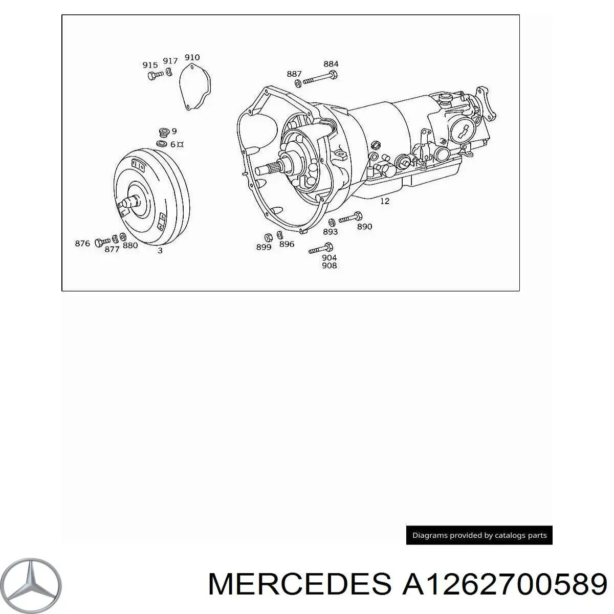 A1262700589 Mercedes 