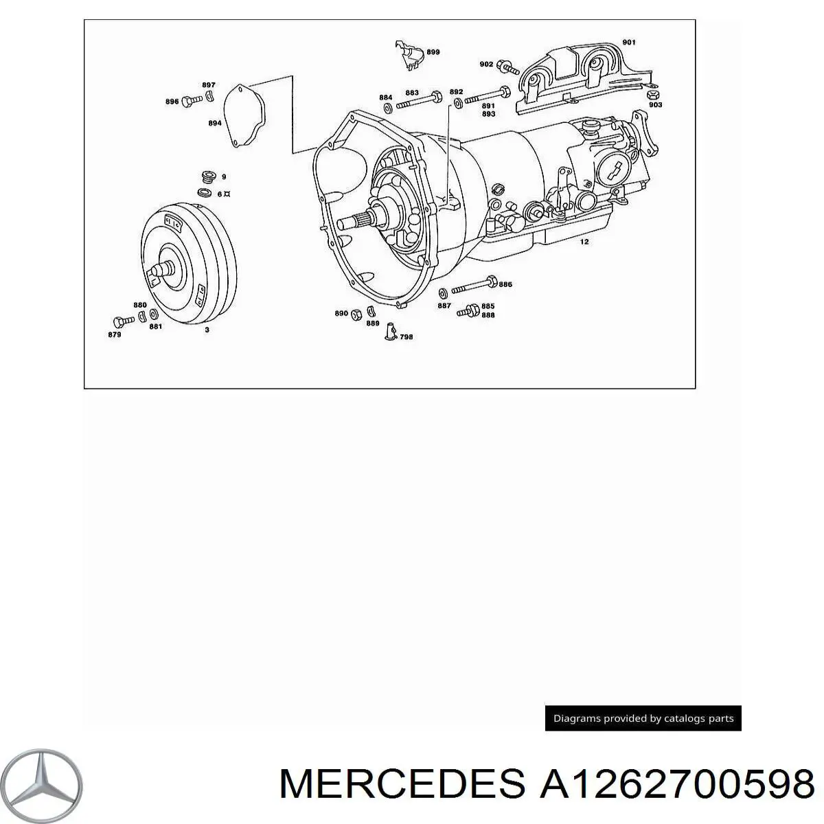 Compre 1262700598 Mercedes Filtro da Caixa Automática de Mudança