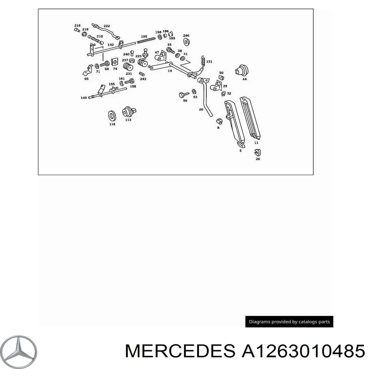 A1263000085 Mercedes 
