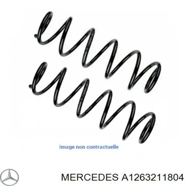 Mola dianteira Mercedes A1263211804 preço, a partir de 63,36 USD