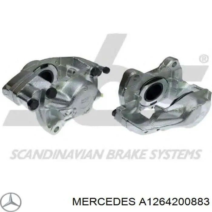 A1264200883 Mercedes Suporte do freio dianteiro esquerdo