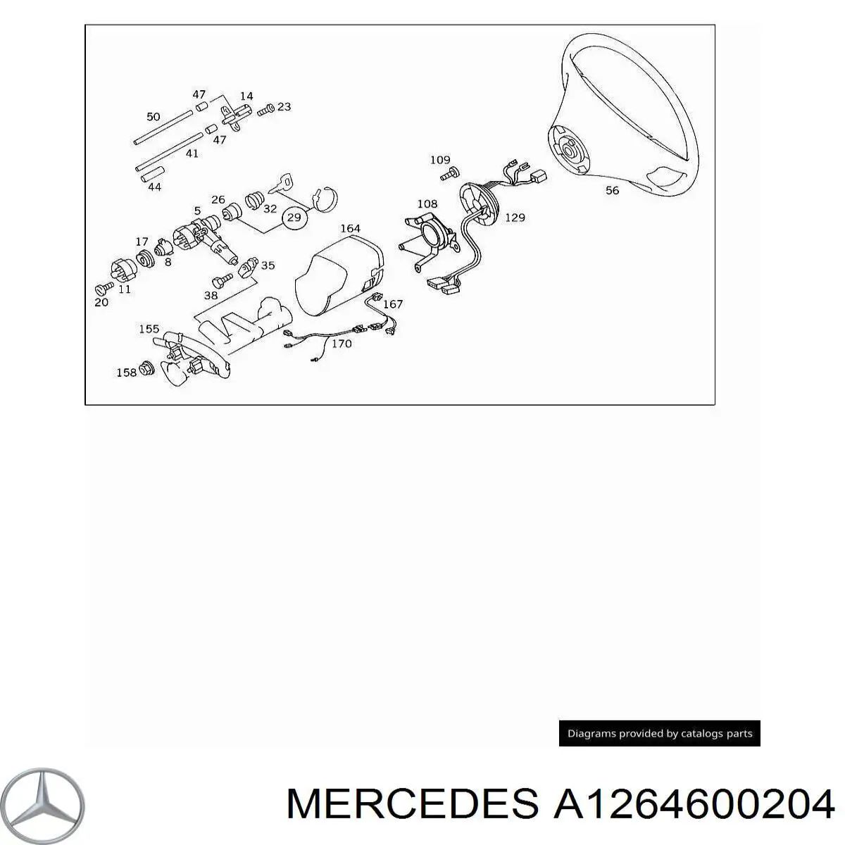  Mercedes A1264600204 preço, a partir de  