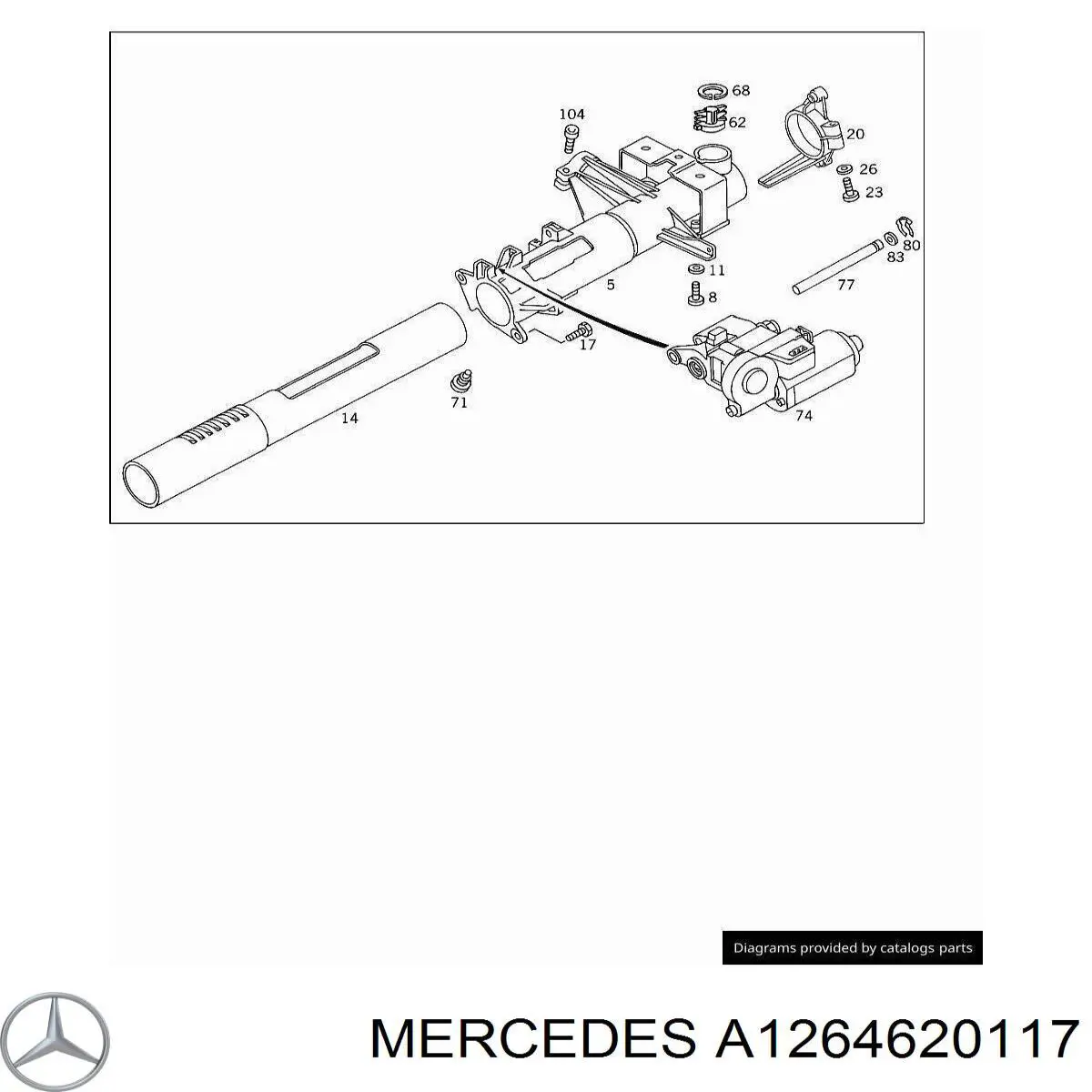  Mercedes A1264620117 preço, a partir de 3,55 USD