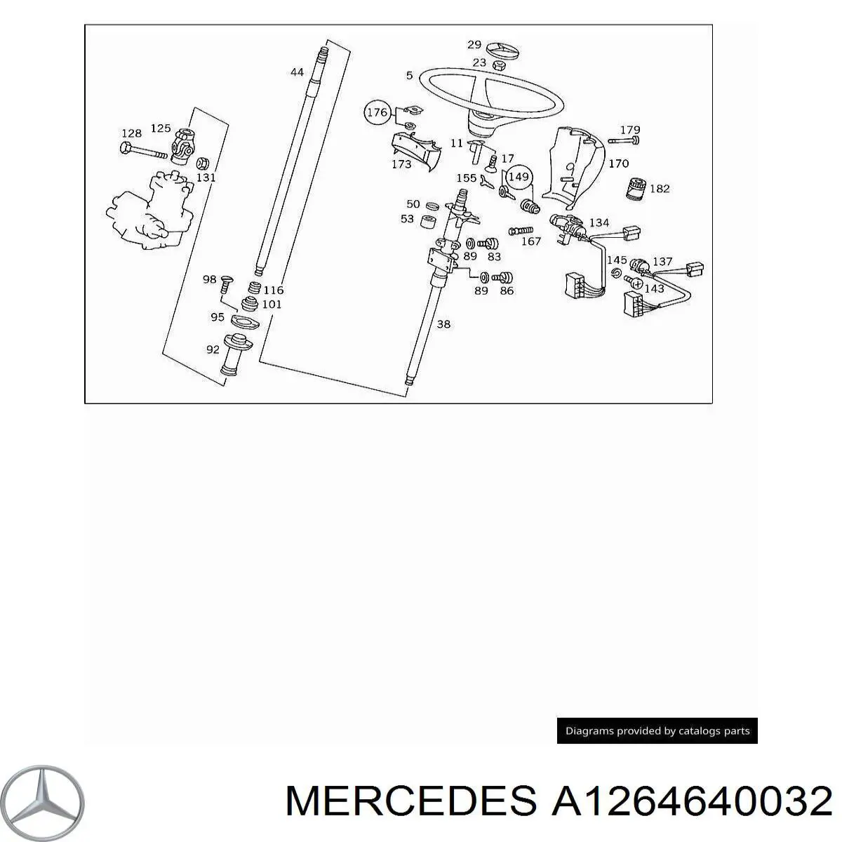  Mercedes A1264640032 preço, a partir de 60,03 USD
