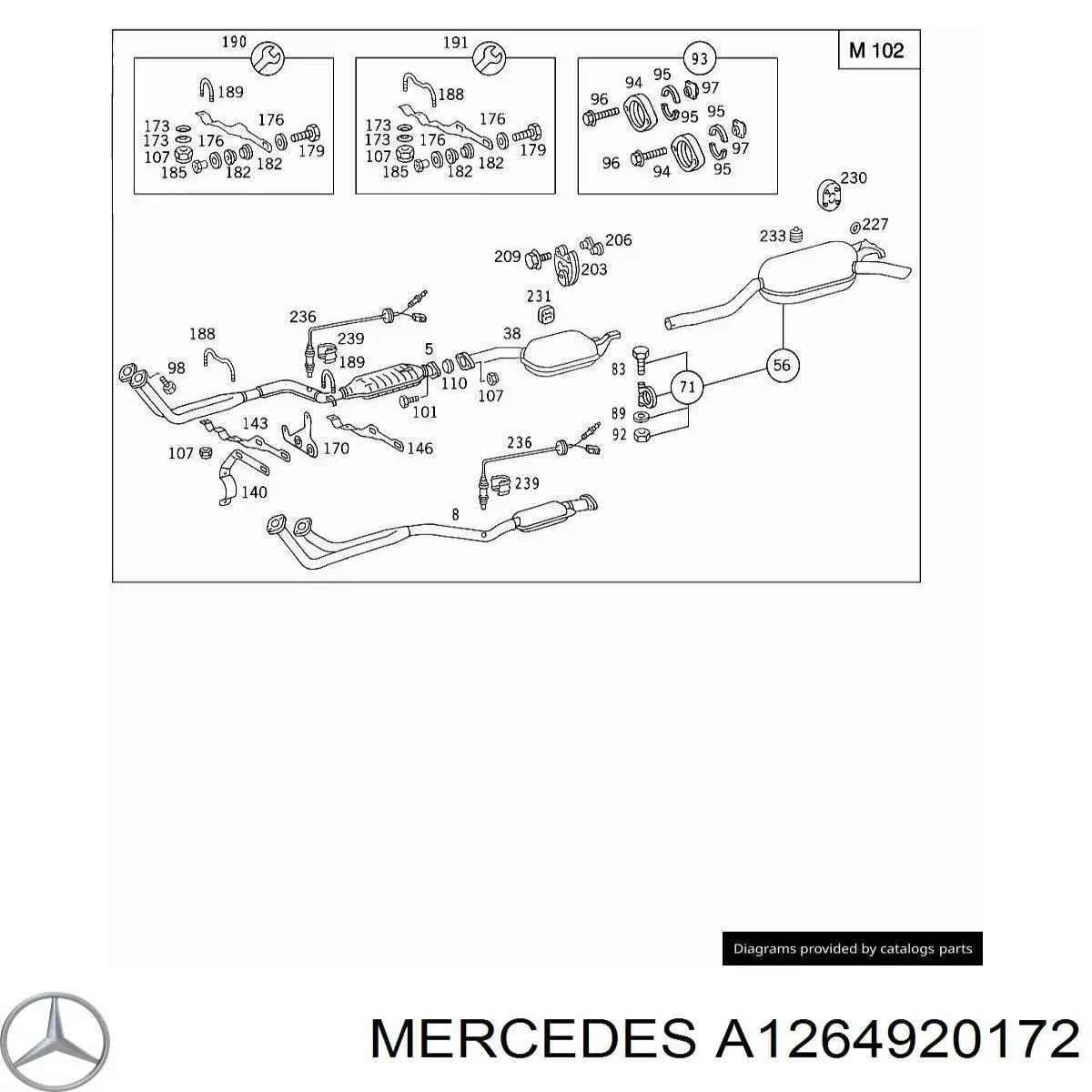  Mercedes A1264920172 preço, a partir de 16,32 USD