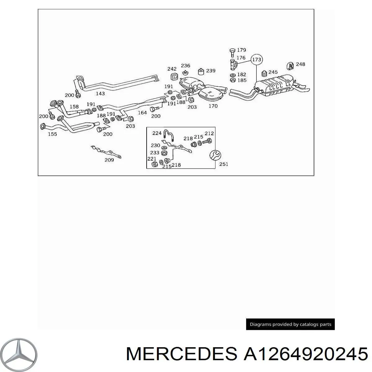  Mercedes A1264920245 preço, a partir de 36,05 USD