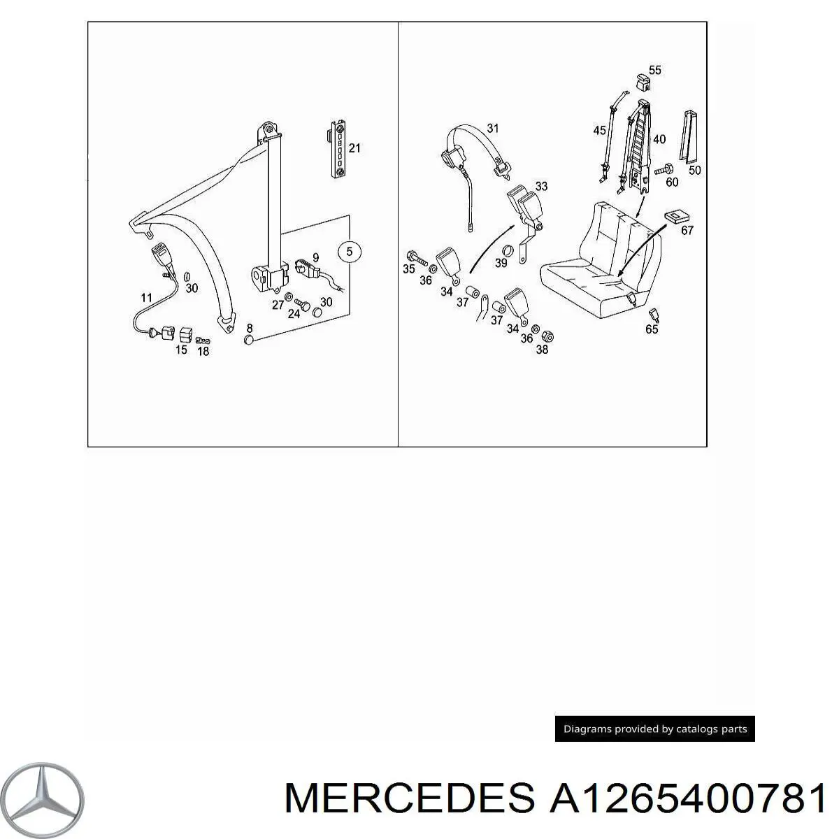  Mercedes A0005401305 preço, a partir de 46,35 USD