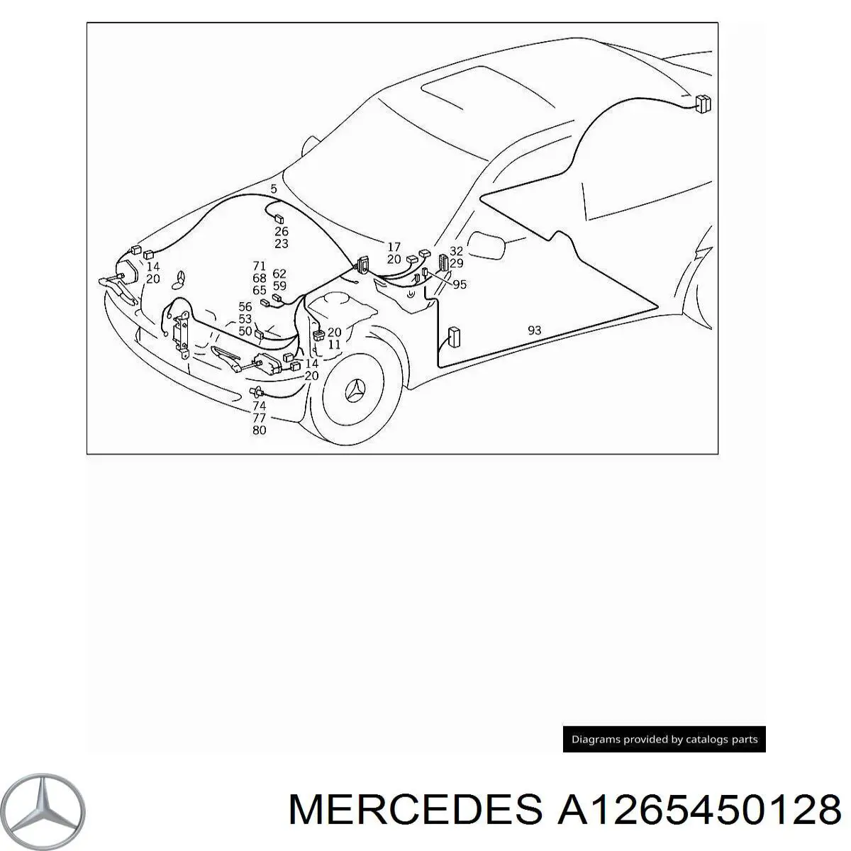 A1265450128 Mercedes 