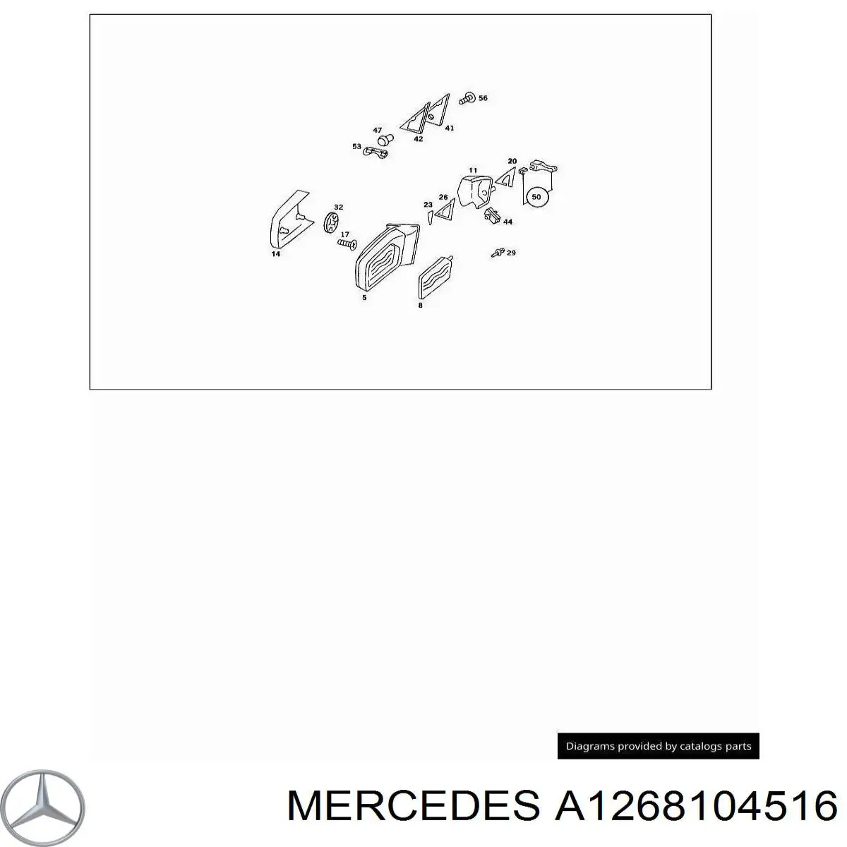  Mercedes A1268104516 preço, a partir de 207,71 USD