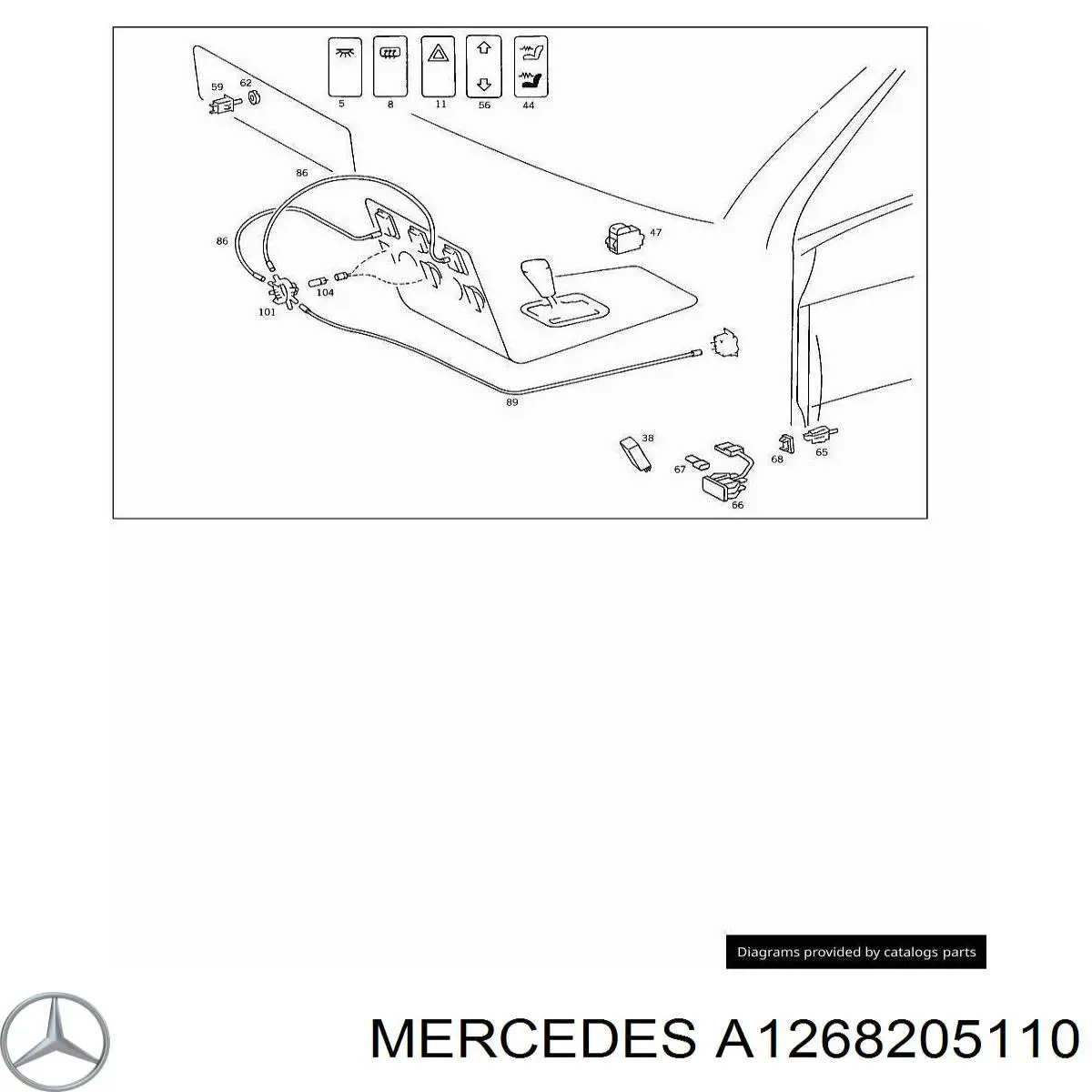 A1268205110 Mercedes 