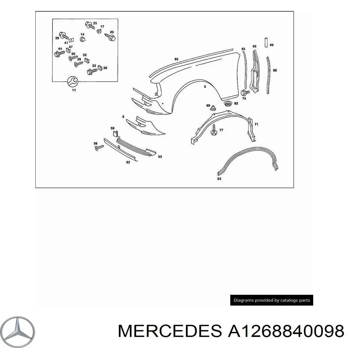 A1268840098 Mercedes 