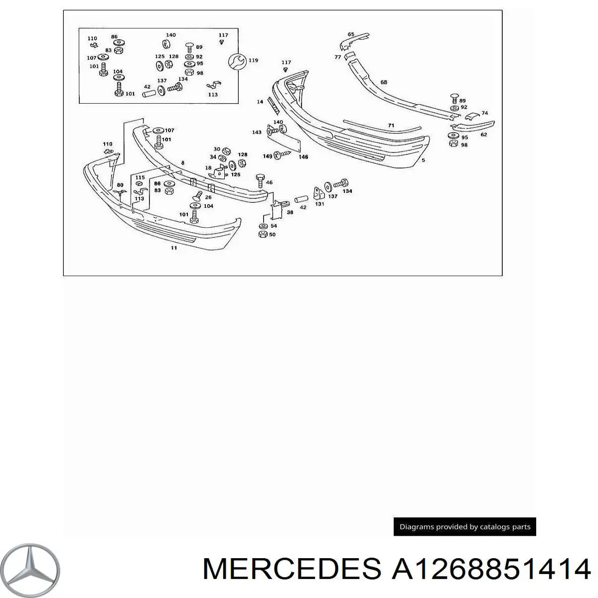 A1268851414 Mercedes 