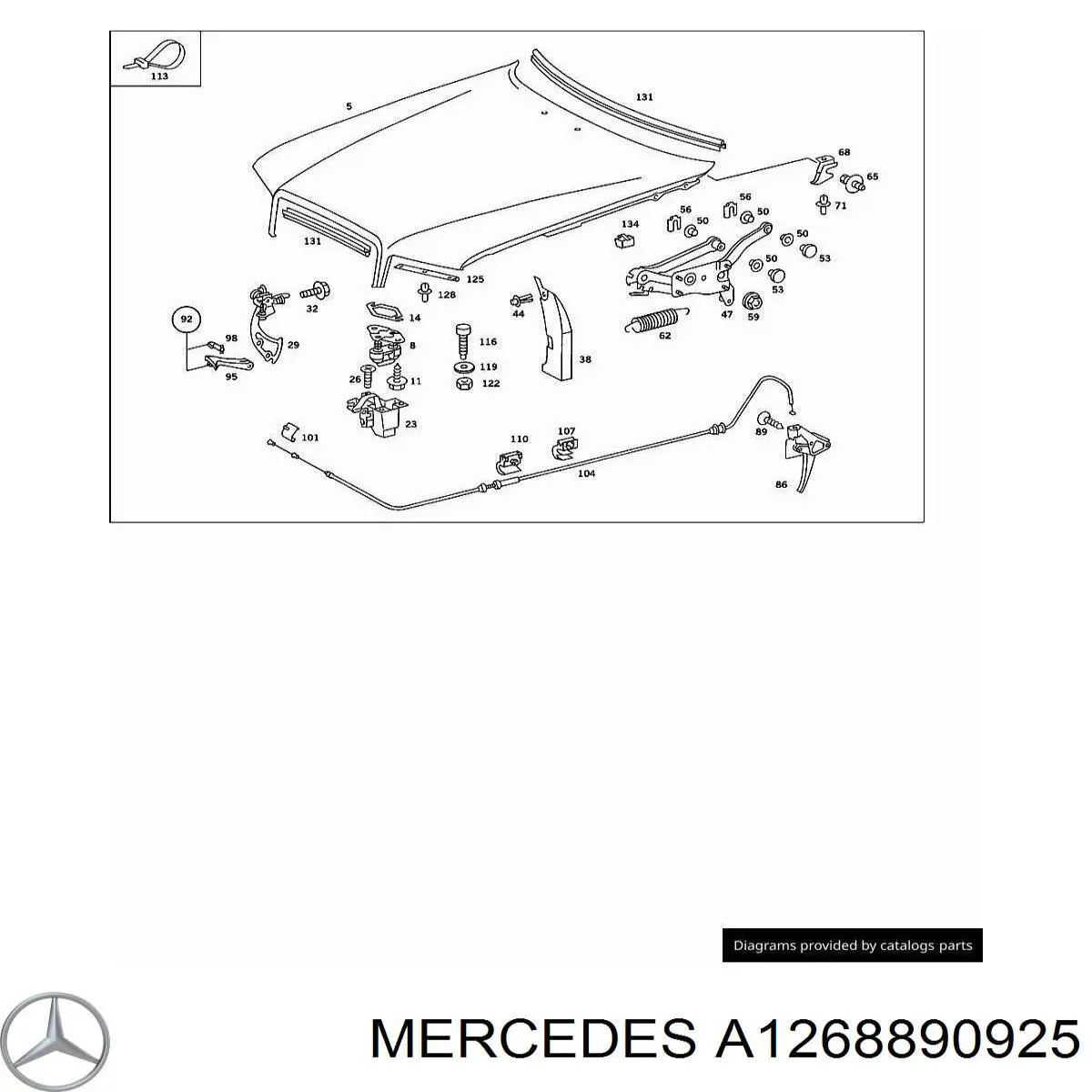 A1268890125 Mercedes 