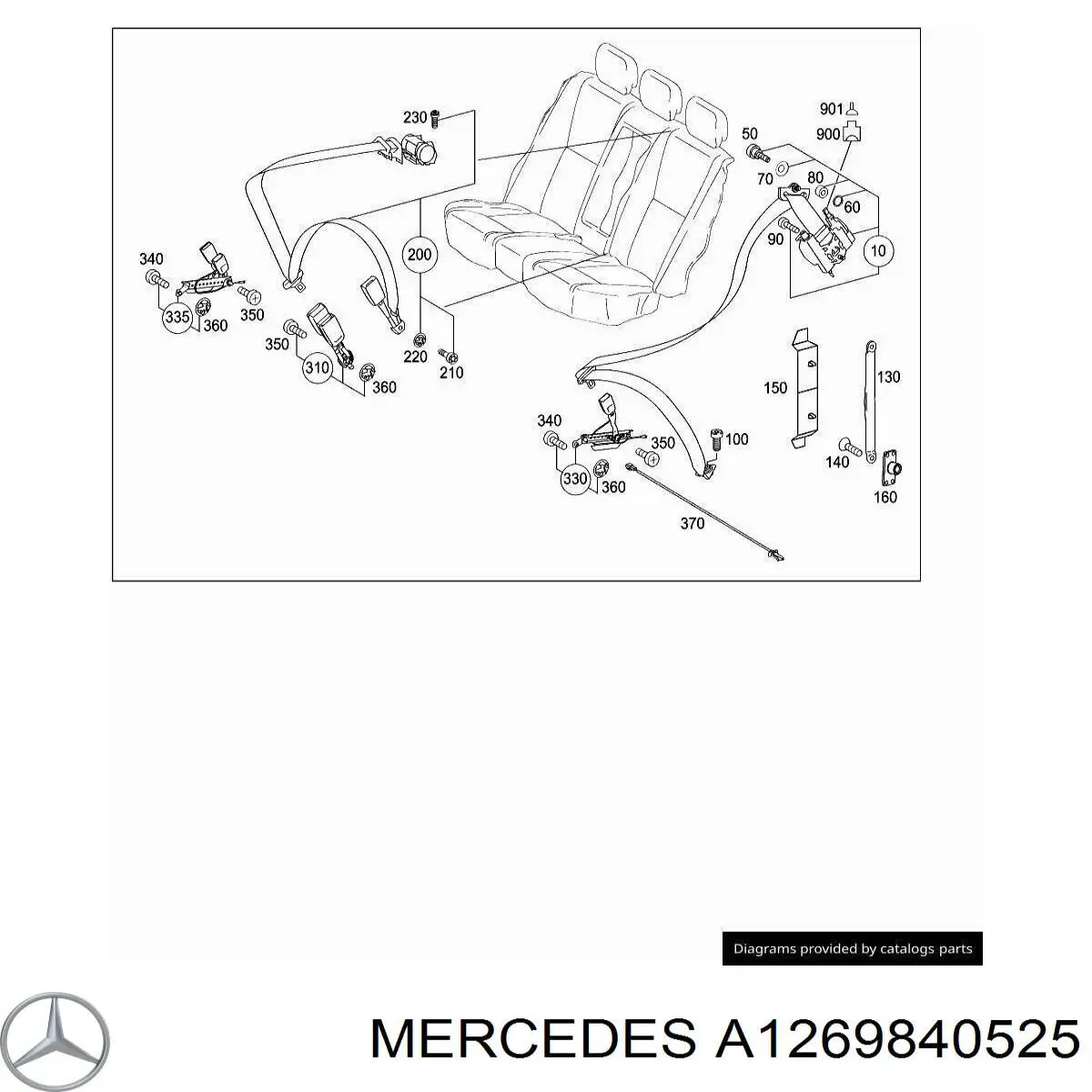  Mercedes A1269840525 preço, a partir de 4,23 USD