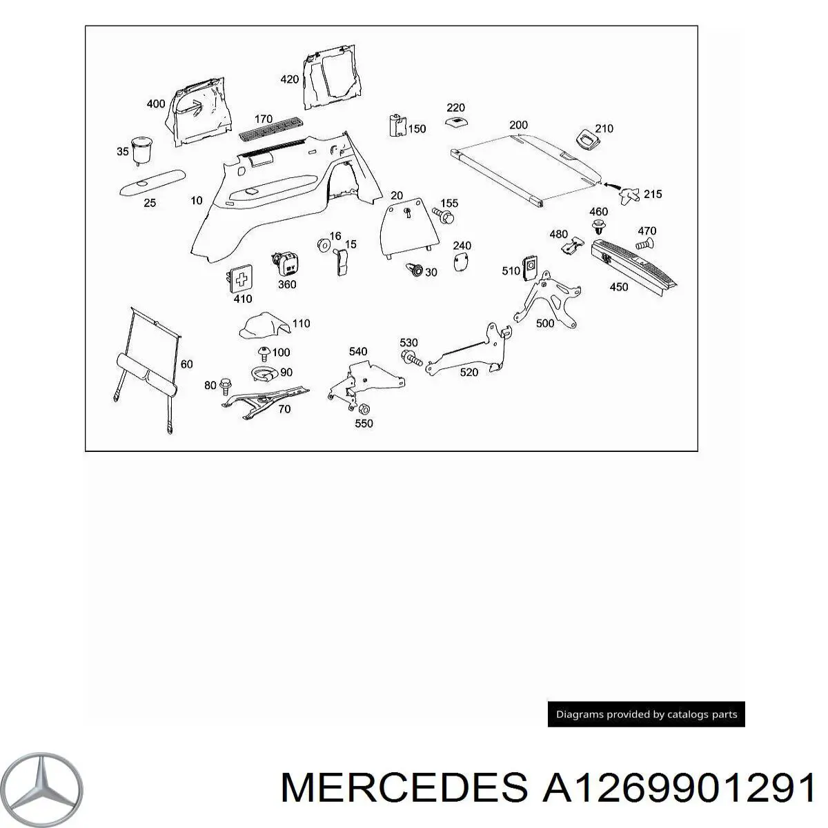  Mercedes A1269901291 preço, a partir de 10,35 USD