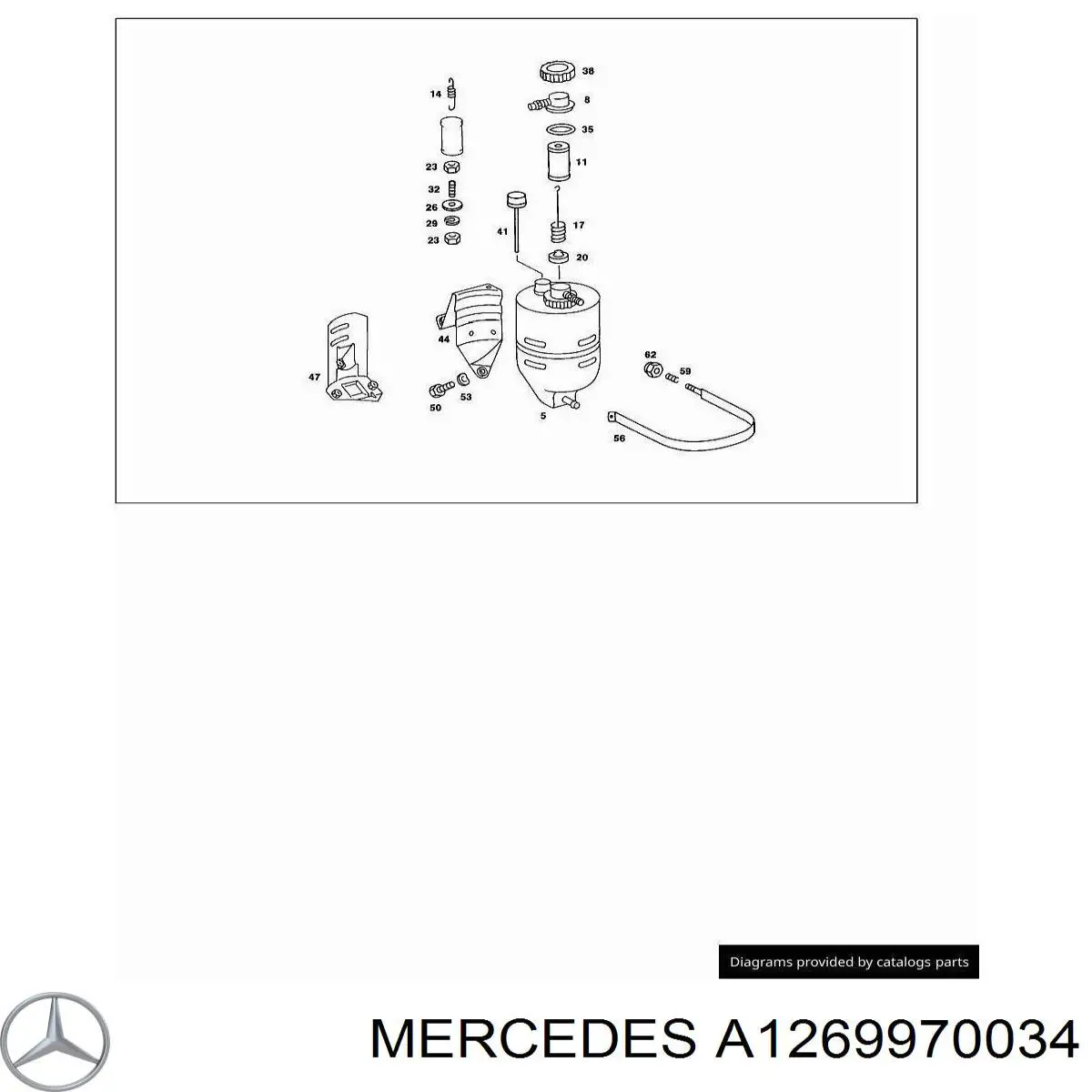  Mercedes A1269970034 preço, a partir de 1,99 USD