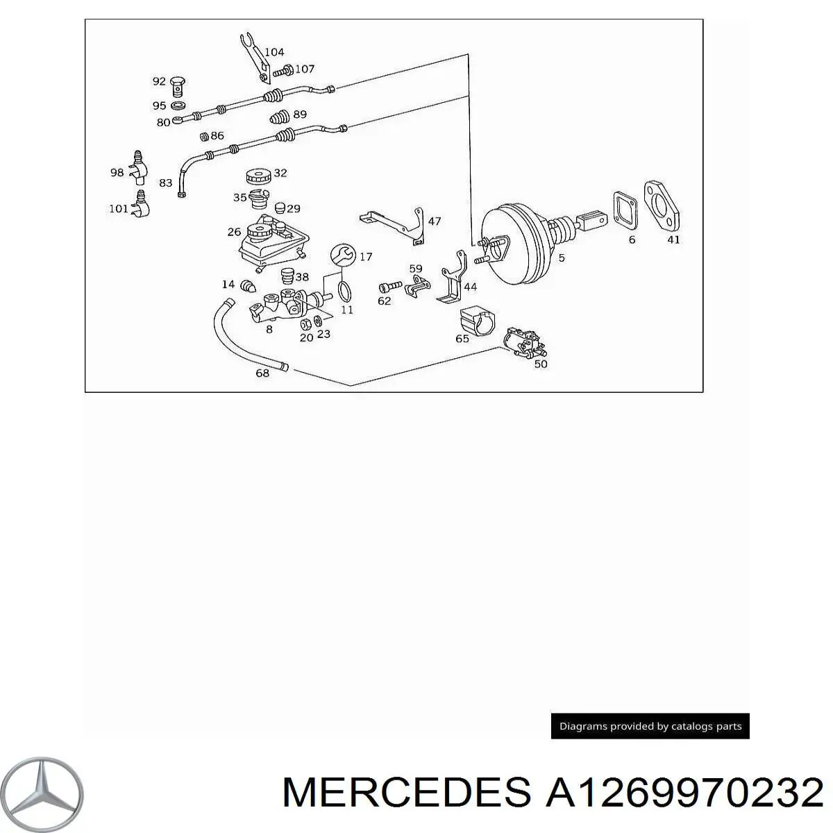  Mercedes A1269970232 preço, a partir de 13,64 USD