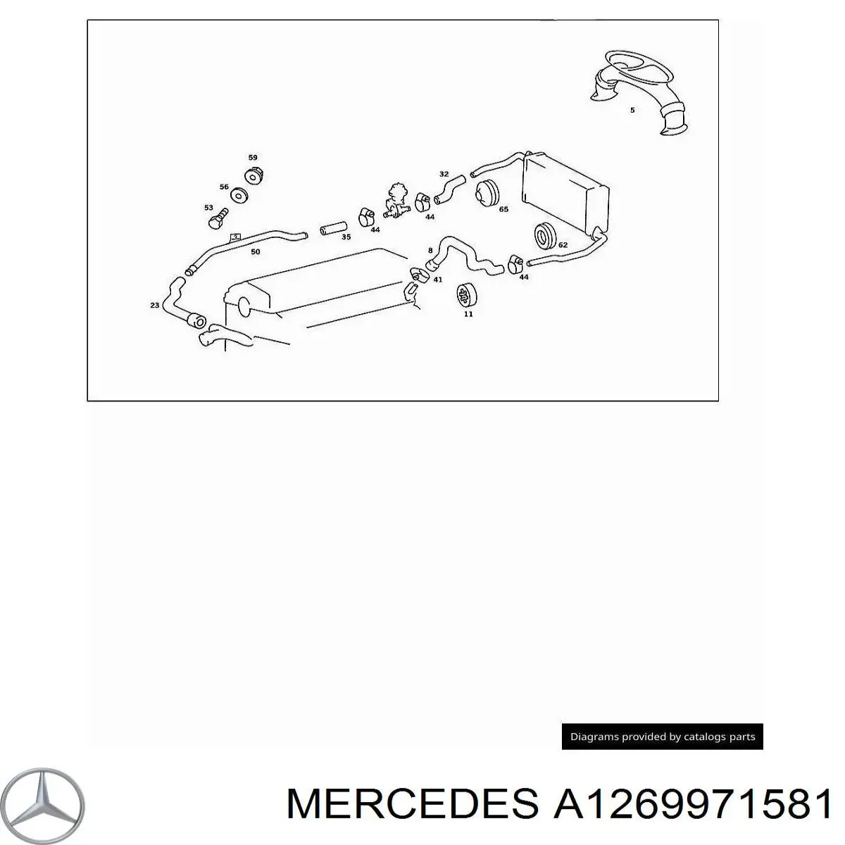  Mercedes A1269971581 preço, a partir de 139,39 USD