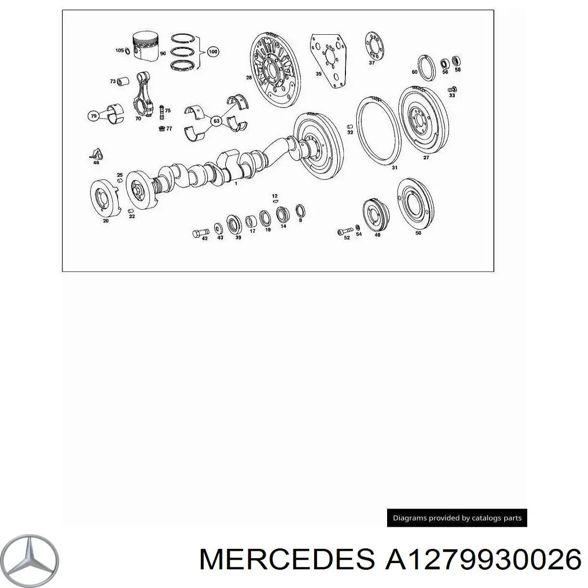 Arruela de cambota Mercedes A1279930026 preço, a partir de 14,67 USD