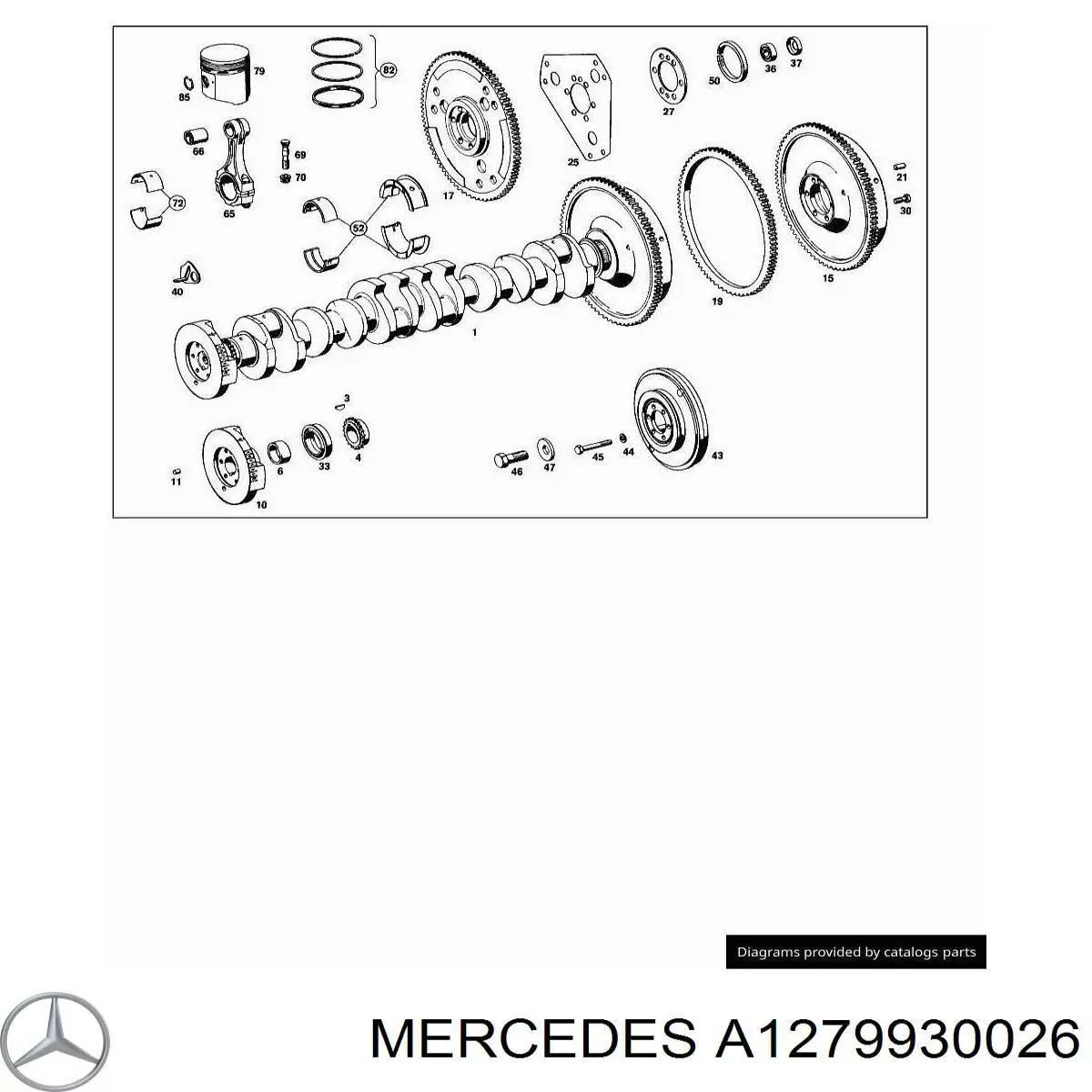 Compre A1279930026 Mercedes Arruela de cambota