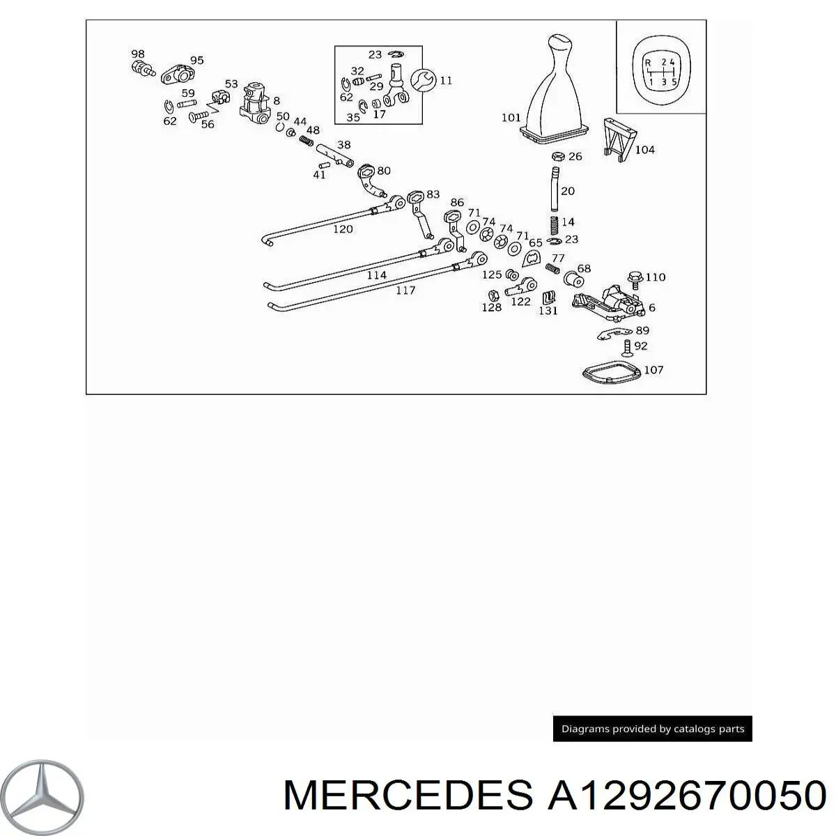 A1292670050 Mercedes 