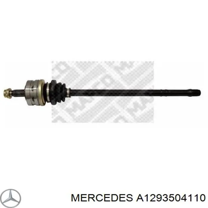 A1293504110 Mercedes Semieixo traseiro