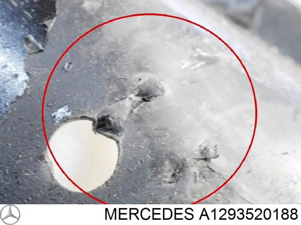 Compre A1293520188 Mercedes Proteção do braço inferior traseiro
