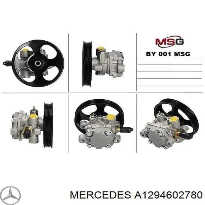 Bomba da Direção hidrâulica assistida Mercedes A129460288080 preço, a partir de 382,81 USD