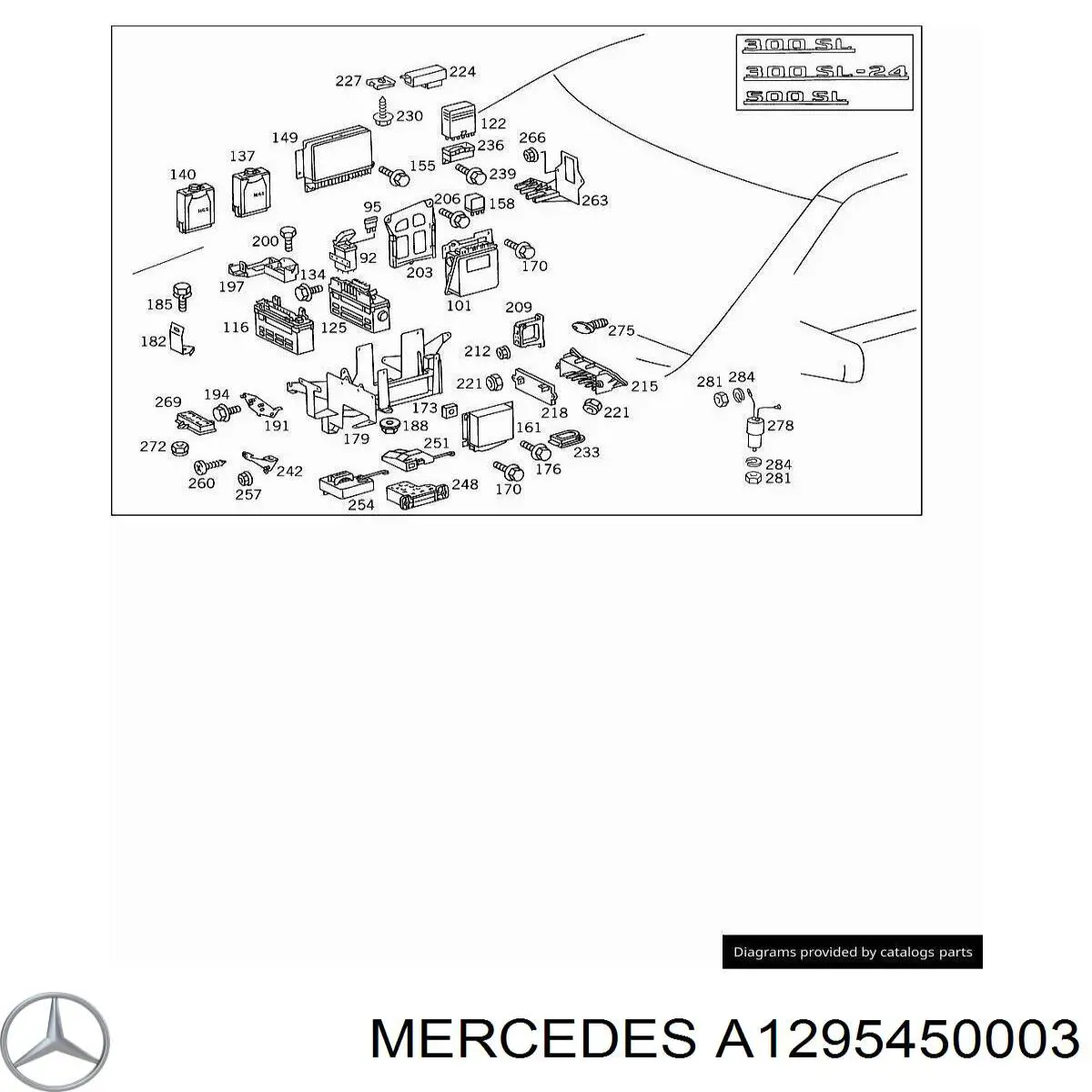  Mercedes A1295450003 preço, a partir de 16,93 USD