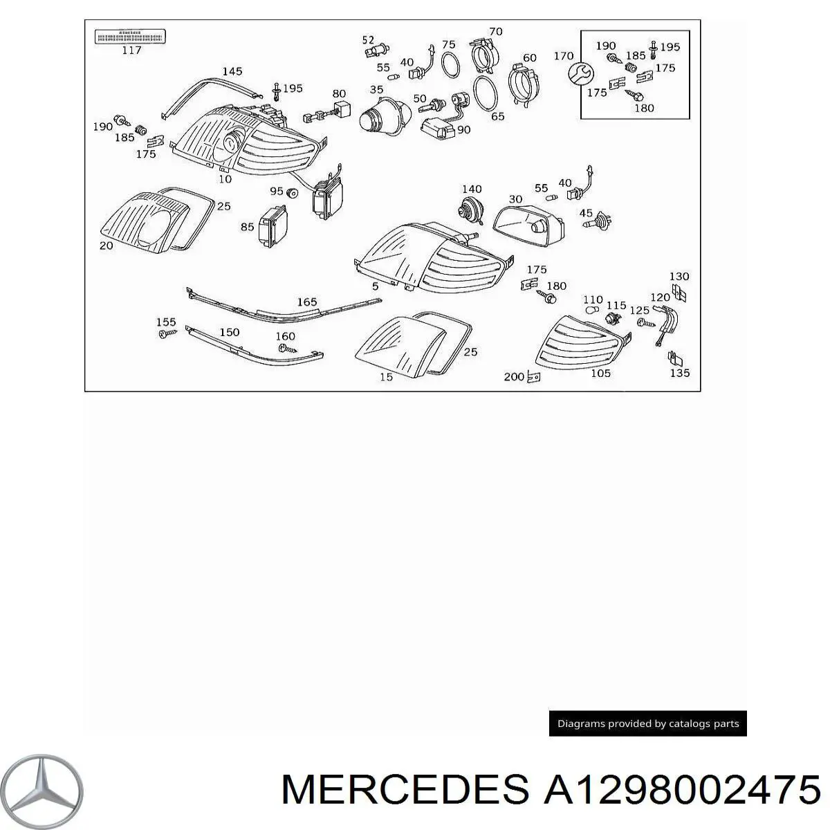 A1298002475 Mercedes 