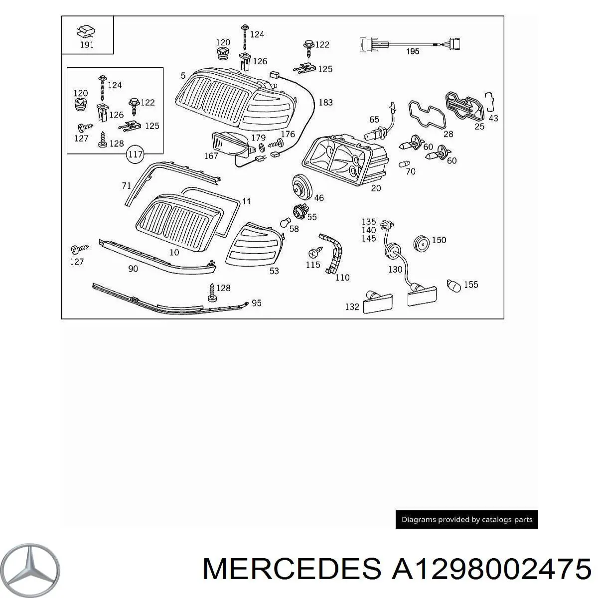 Compre A1298002475 Mercedes 