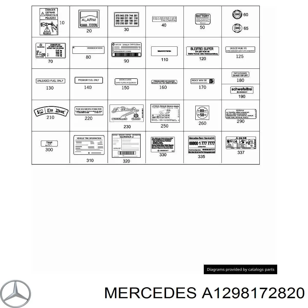 Compre A1298172820 Mercedes 