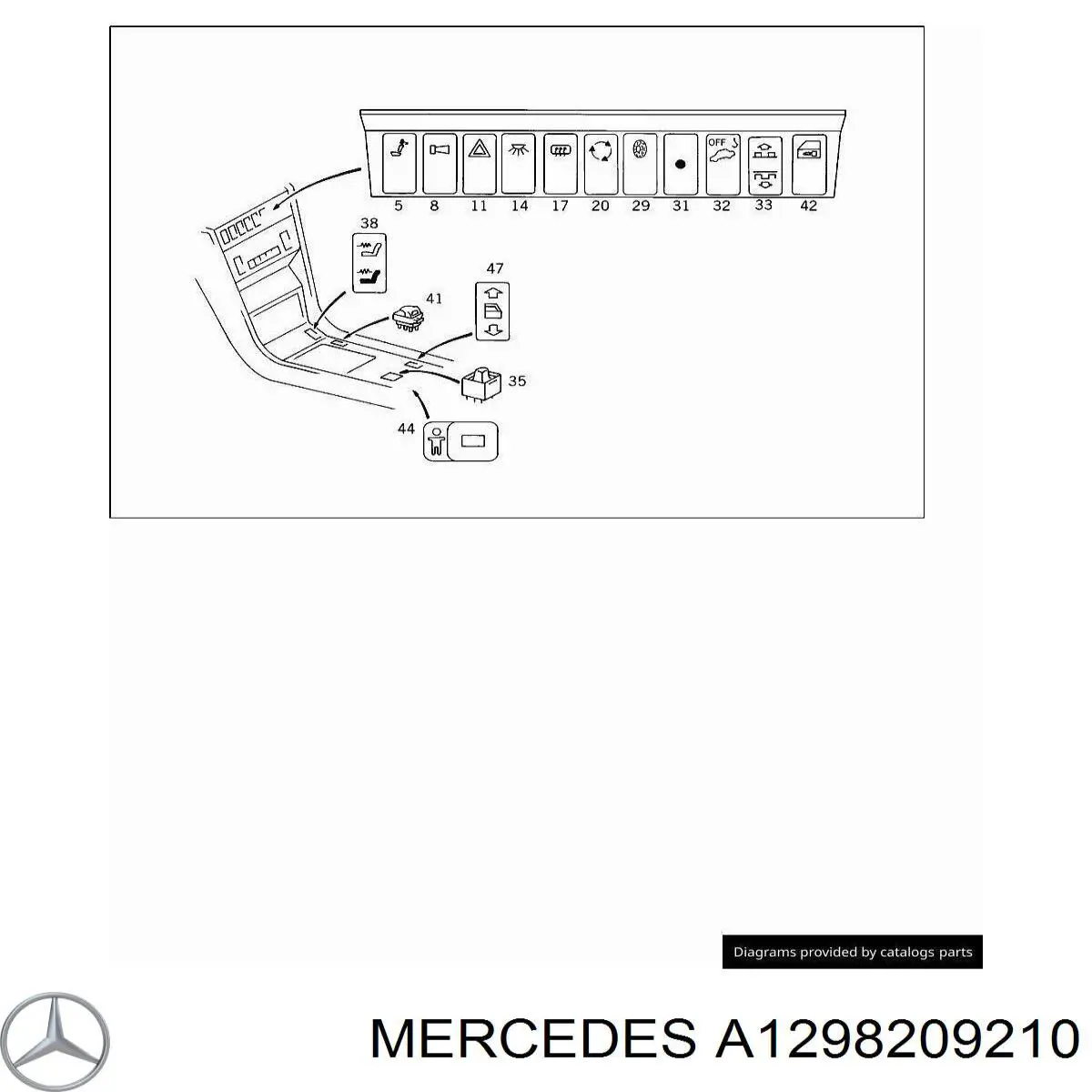 Compre A1298209210 Mercedes 