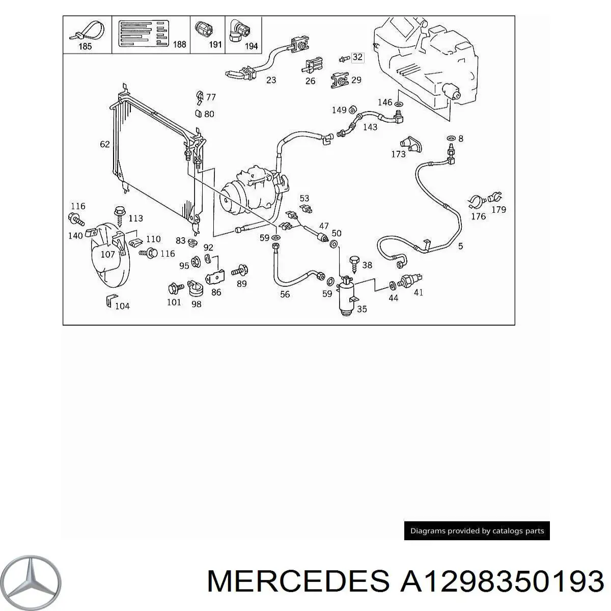 A1298350193 Mercedes 