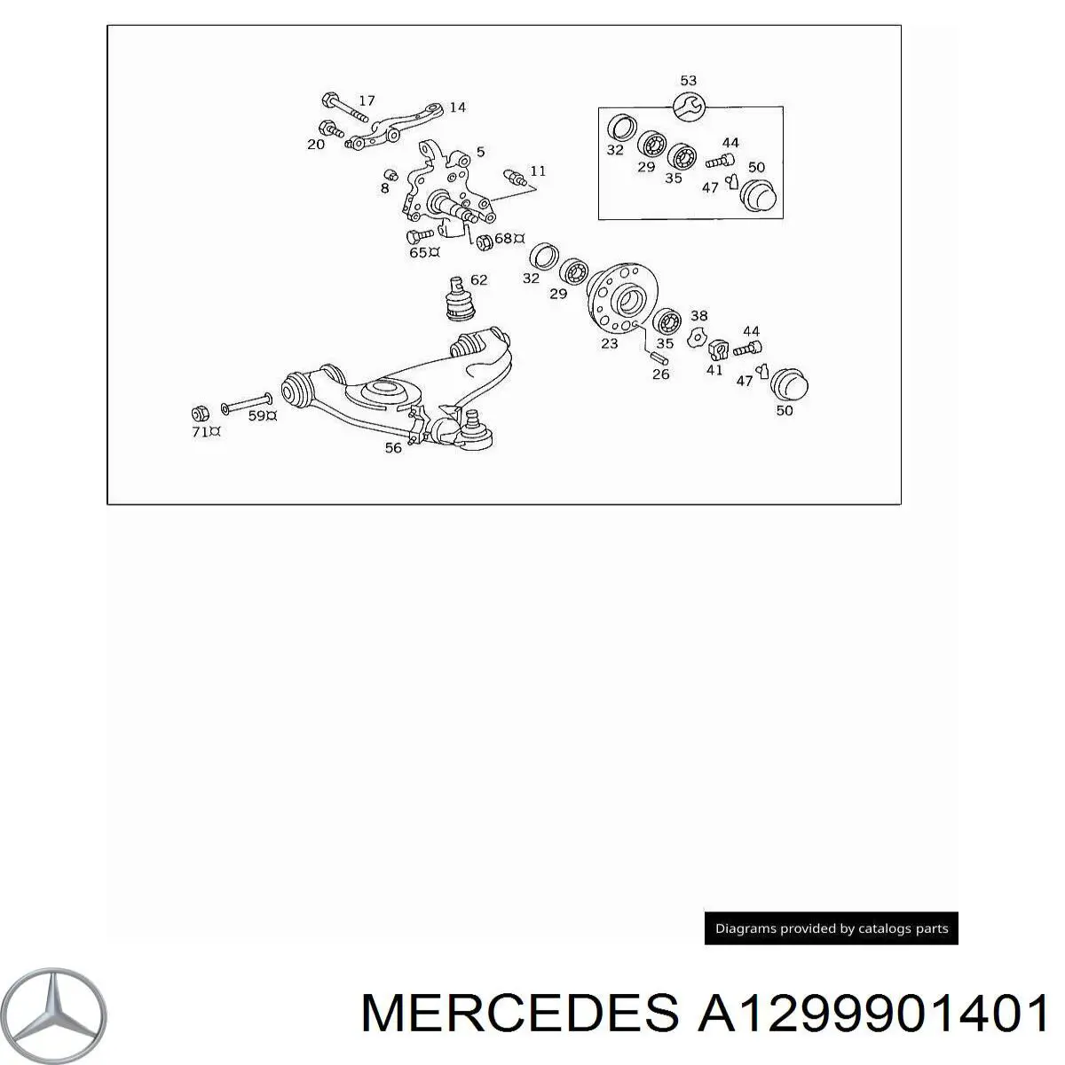 A1299901401 Mercedes 