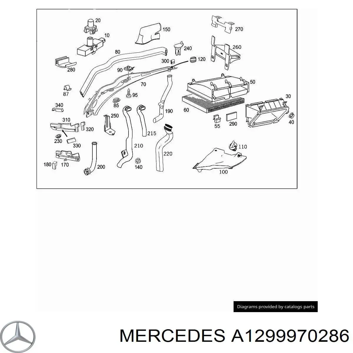  Mercedes A1299970286 preço, a partir de 8,84 USD