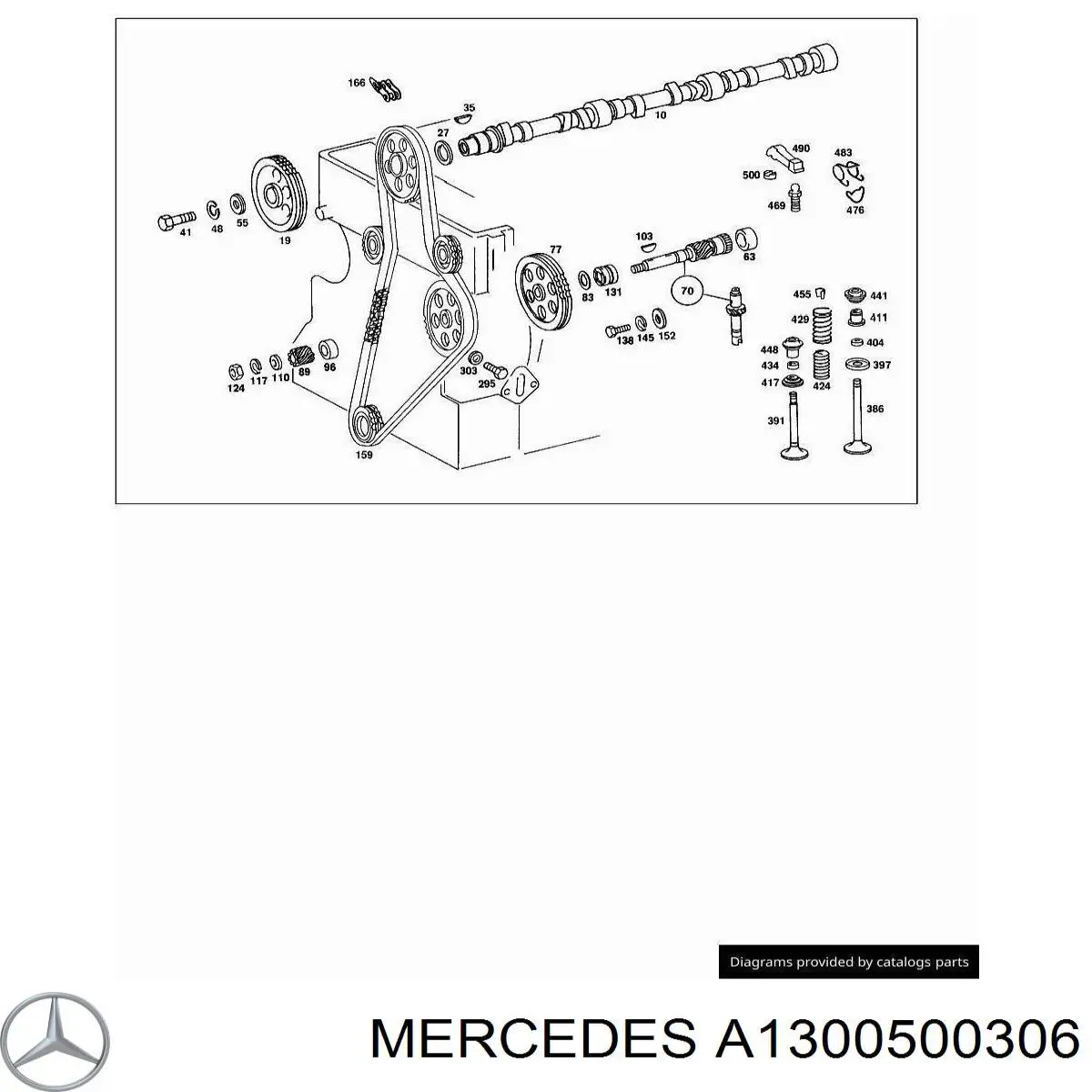 A1300500306 Mercedes 