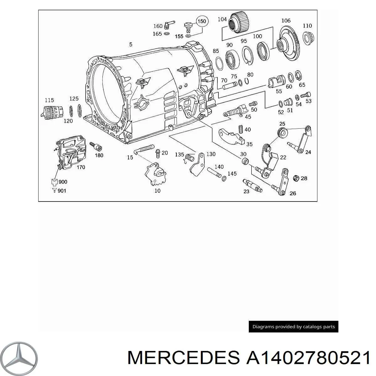  Mercedes A1402780521 preço, a partir de 105,47 USD