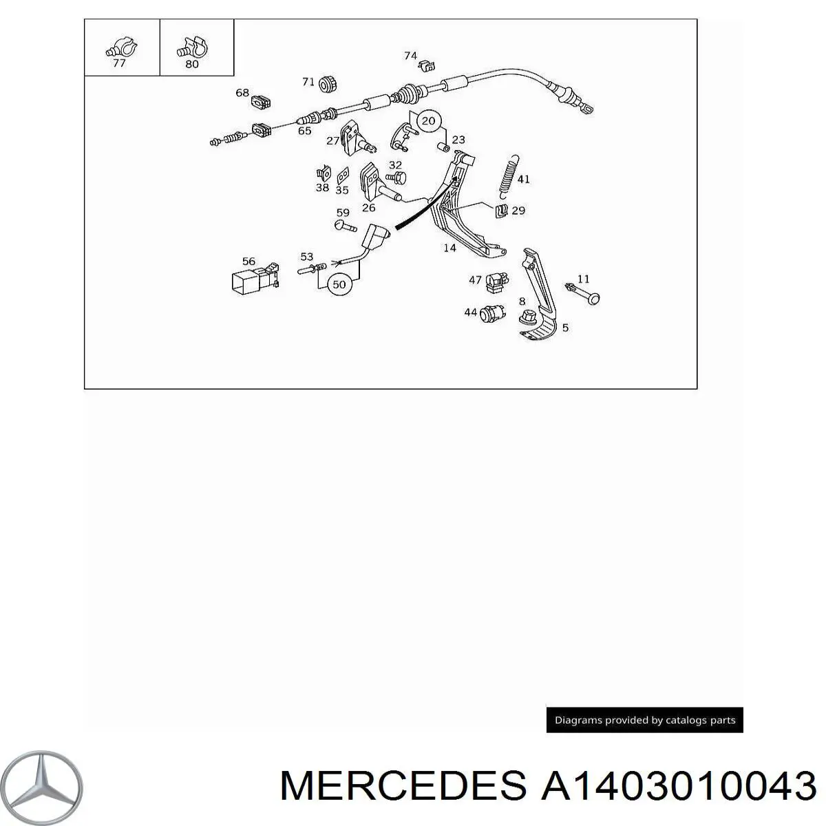 A1403010043 Mercedes 