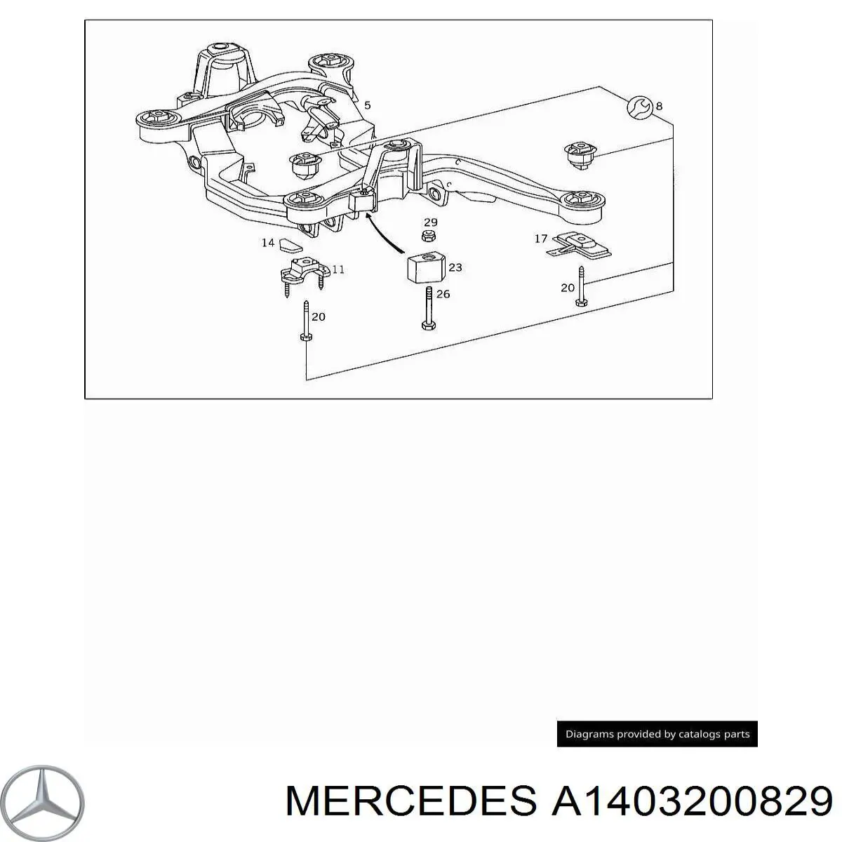 A1403200829 Mercedes 