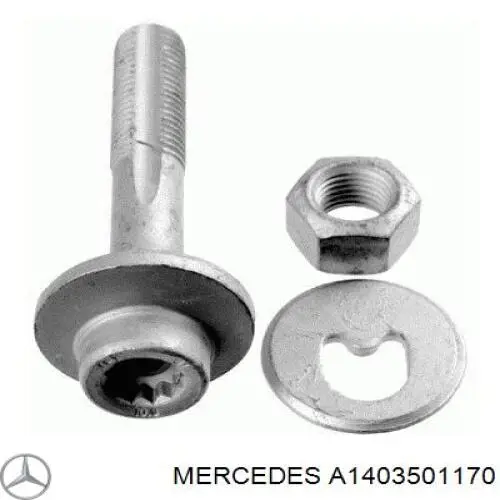 A1403501170 Mercedes Parafuso de fixação de braço oscilante de inclinação traseiro, interno