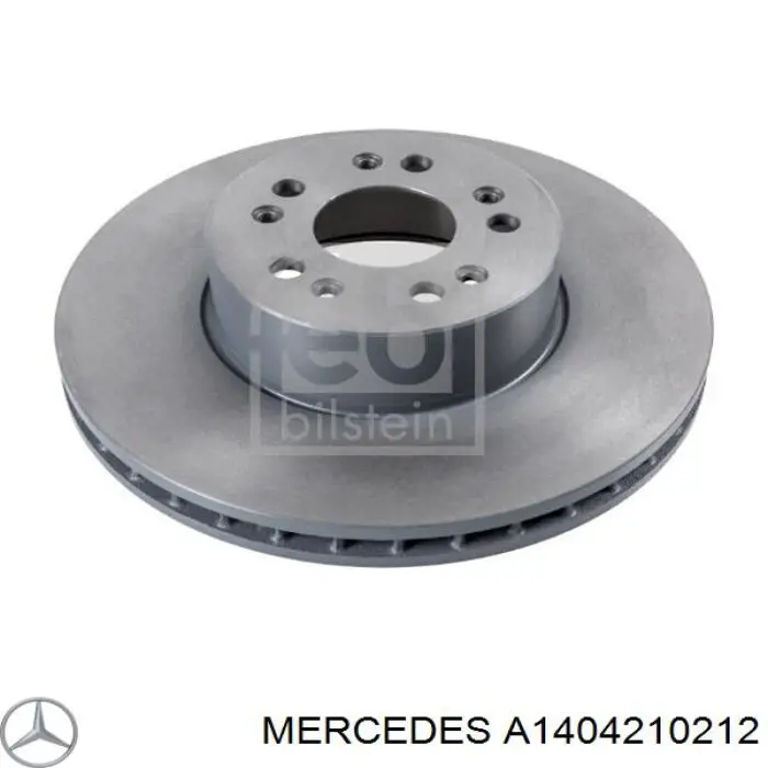 Disco do freio dianteiro Mercedes A1404210212 preço, a partir de 85,94 USD